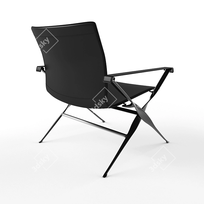 Luxury Comfort in Beverly Armchair 3D model image 3