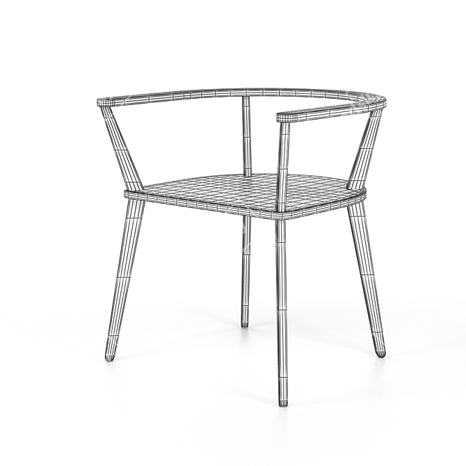 Unika Moblär Enköpings Chair 3D model image 3