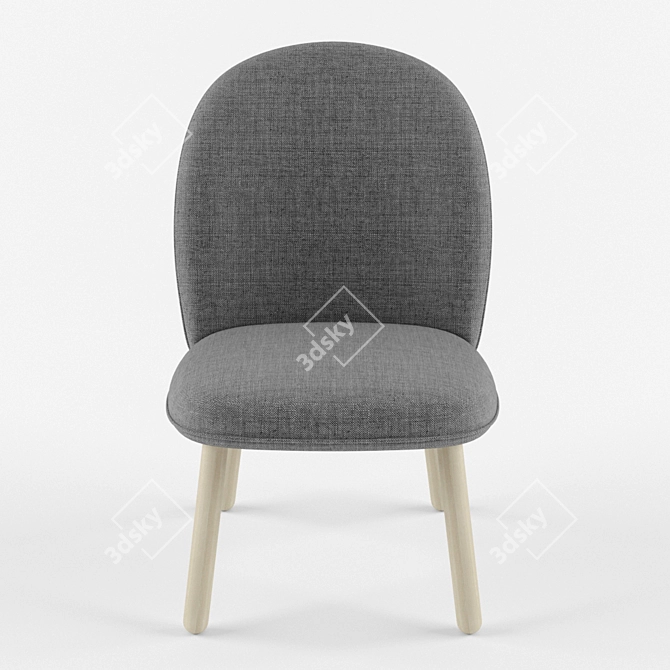 Modern Danish Design Ace Lounge Chair 3D model image 3