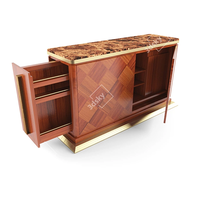 Smania Harrys Bar: Italian Craftsmanship at Your Service! 3D model image 1