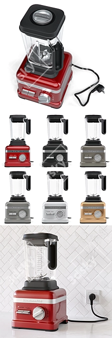 Premium KitchenAid Pro Blender 3D model image 2