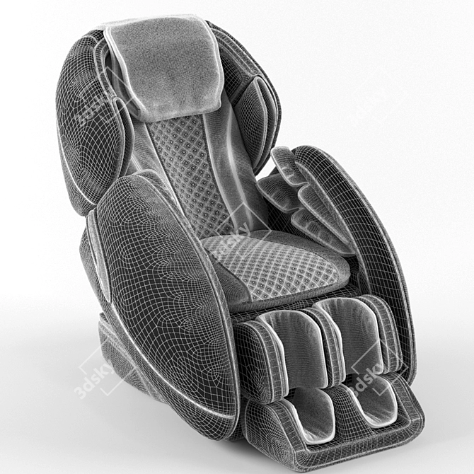 3D Max Massage Chair: Modern Design 3D model image 2