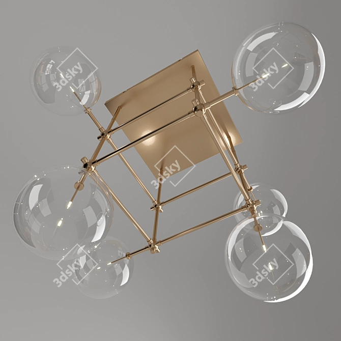 Elegant Soap Chandelier by SchwungHome 3D model image 1