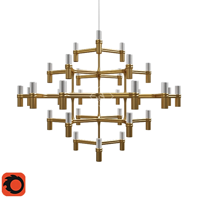 NEMO CROWN MAJOR Pendant Light 3D model image 1