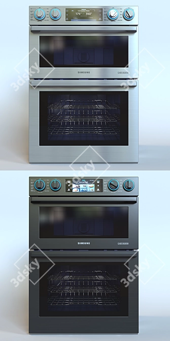 Samsung Flex Duo Microwave Oven 3D model image 2