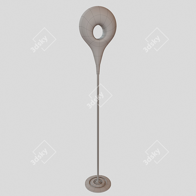 Adjustable Modern Floor Lamp 3D model image 3