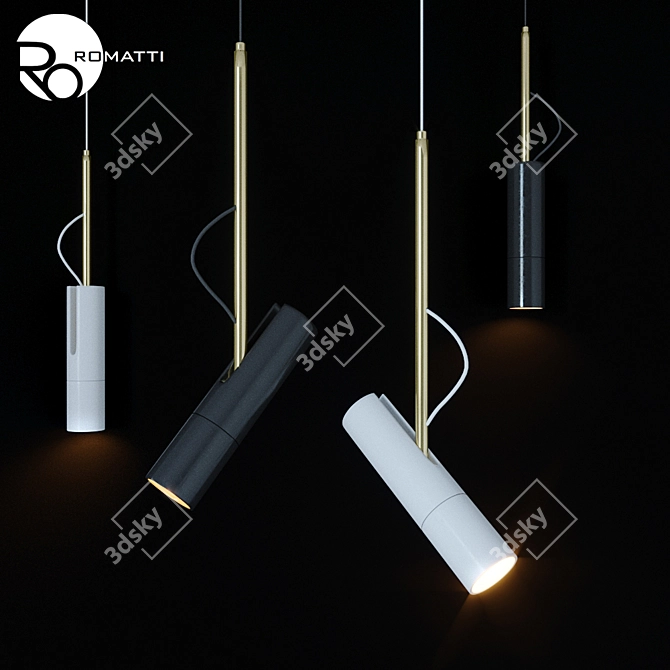 Modern Pendant Light: Svettily 3D model image 1