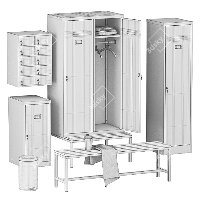 Sporty Storage Set 3D model image 3