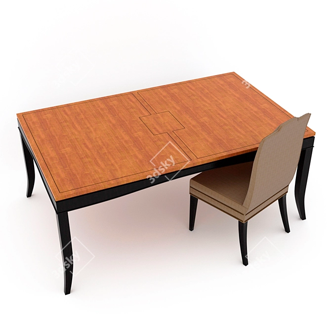 Fine House 6002 Series: Elegant Chinese Furniture 3D model image 3