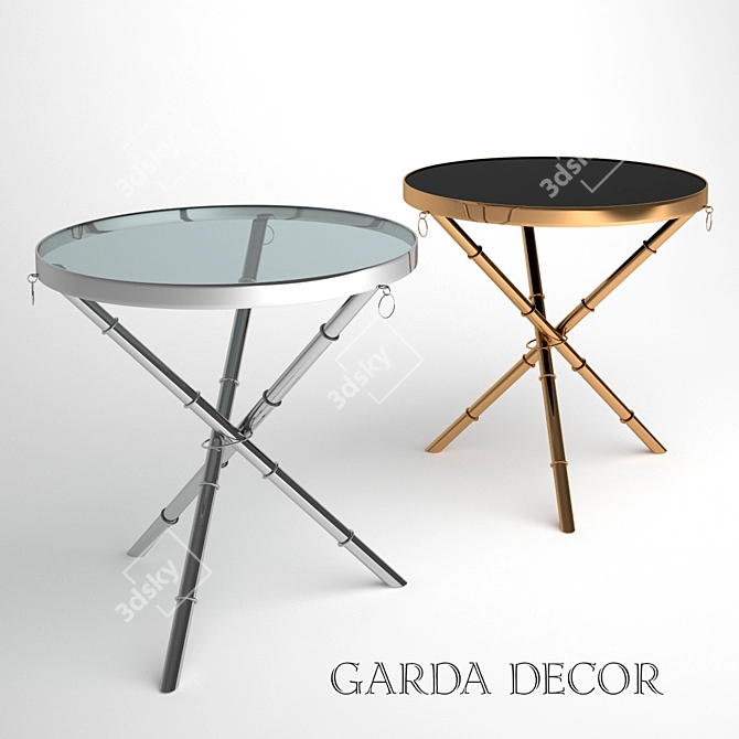 Garda Decor Magazine Table 3D model image 1