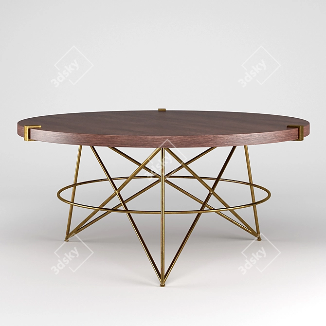 Betelline Coffee Table: Sleek Design, Perfect for Relaxing 3D model image 1