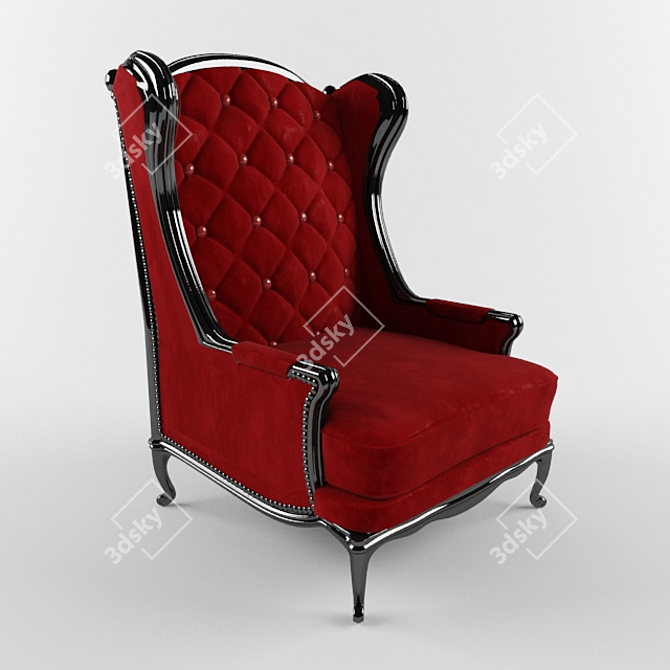 Cozy Comfort Armchairs 3D model image 1