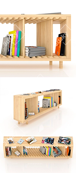 Origins 'Tempo' Bookcase 3D model image 2