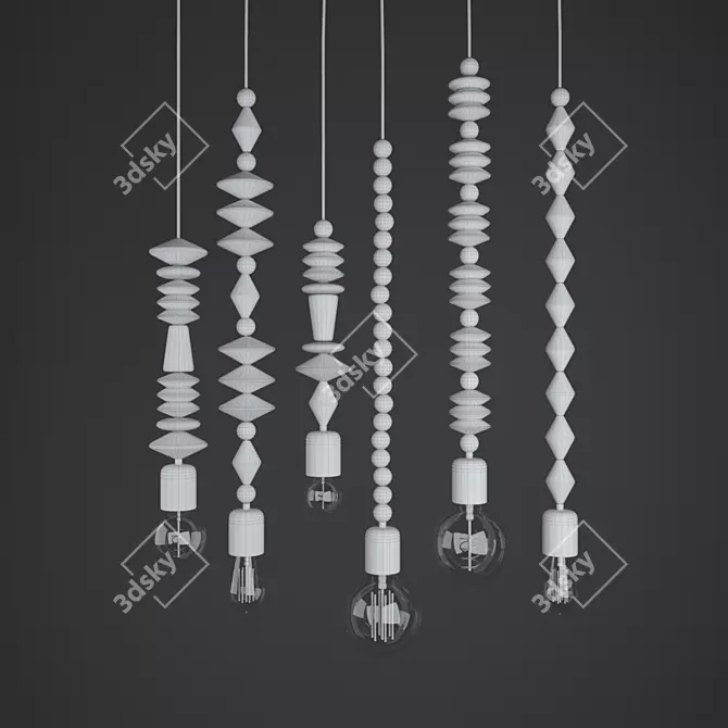 Marz Dezigns Pendant Lamp Set 3D model image 2