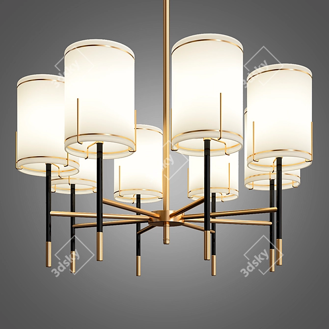 Odeon Light Chandelier - Elegant Illumination 3D model image 1