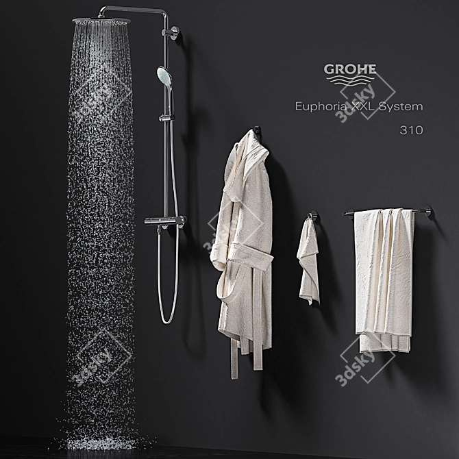 GROHE Blissful Bath Set 3D model image 1