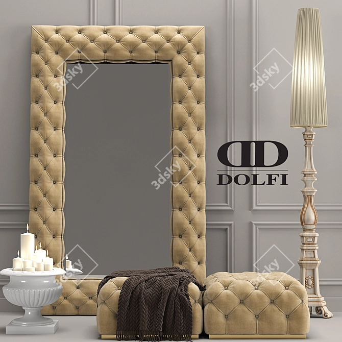 Dolfi Mirror 4030: Elegant Reflection 3D model image 1