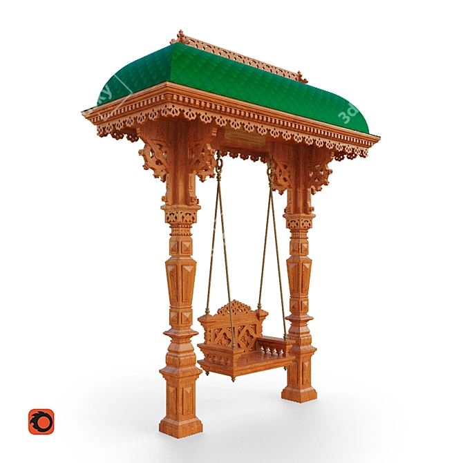 Royal Swing Set 3D model image 1