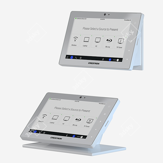 TSW-760 Touch Screen Mount Kit 3D model image 1