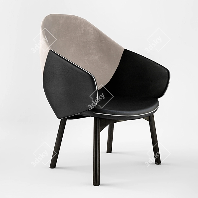 Regal Lounge Chair La Redoute 3D model image 1