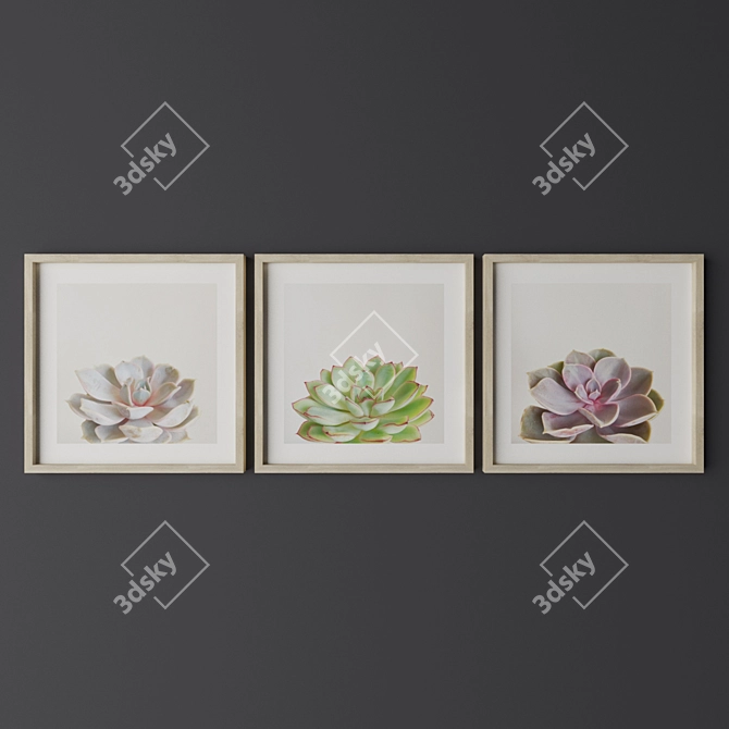 Botanical Print Set: MAX 2012, MAX 2014, FBX 3D model image 3