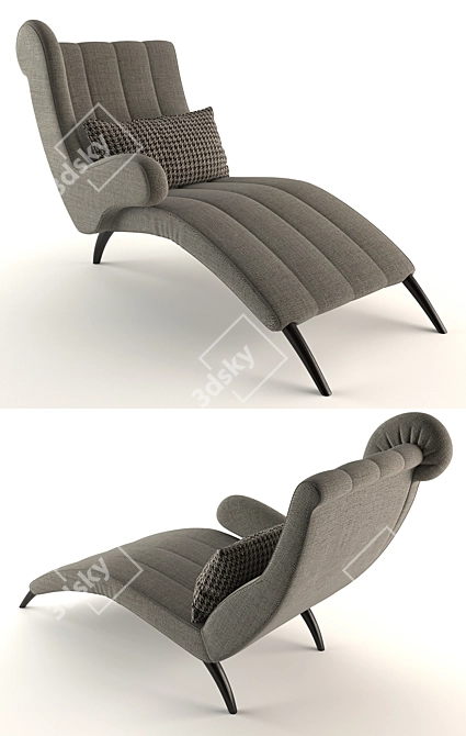 Elegant GINGER Sofa: Perfect Comfort 3D model image 2