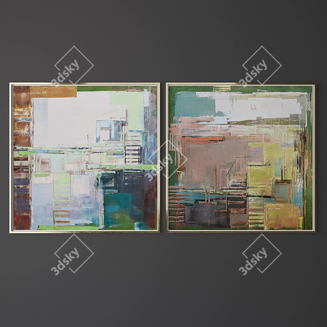 Modern Art Set: Max 2012, Max 2014, FBX 3D model image 2