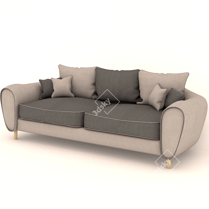 Stylish Sofa for Perfect Interiors 3D model image 1