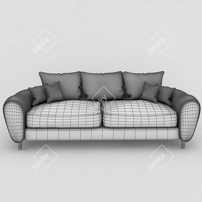 Stylish Sofa for Perfect Interiors 3D model image 2