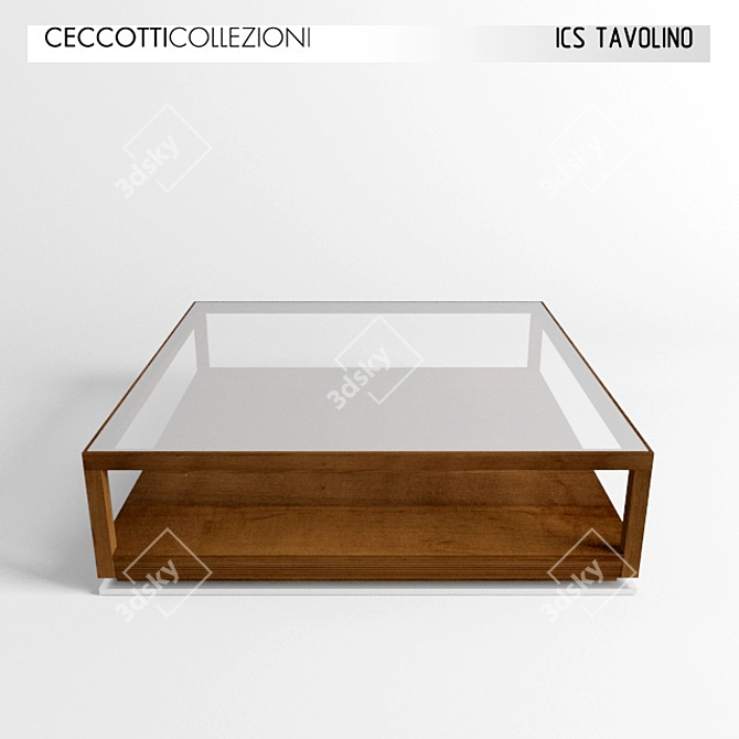 Ceccotti ICS Coffee Table 3D model image 1