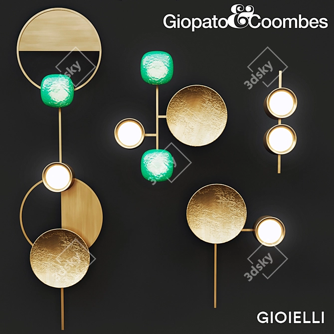 Giopato & Coombes: Gioielli Light Collection 3D model image 1