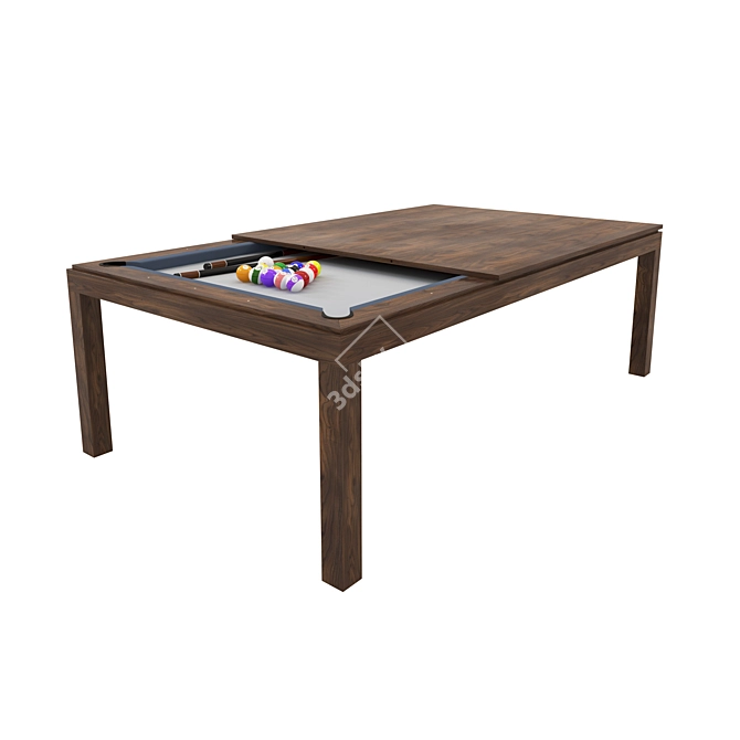 Woodline Fusion Table: Mixing Nature and Functionality 3D model image 2