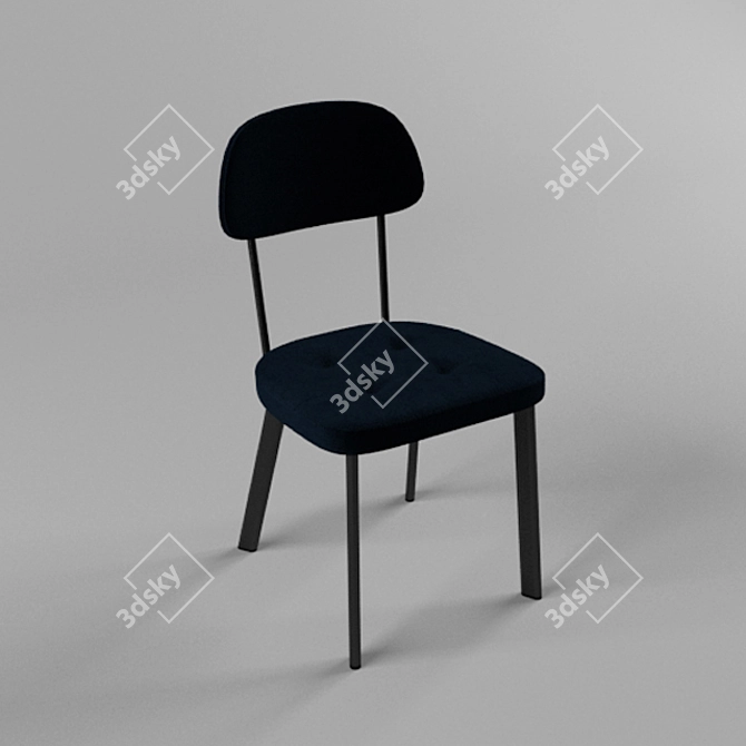 Tsinos P & Son's Metal Chair 3D model image 2