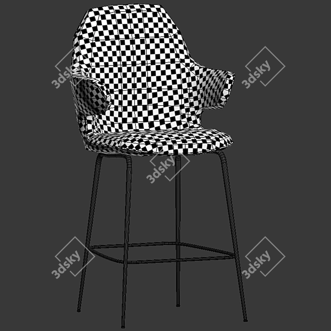 Modern Stool for Catching Tradition 3D model image 3