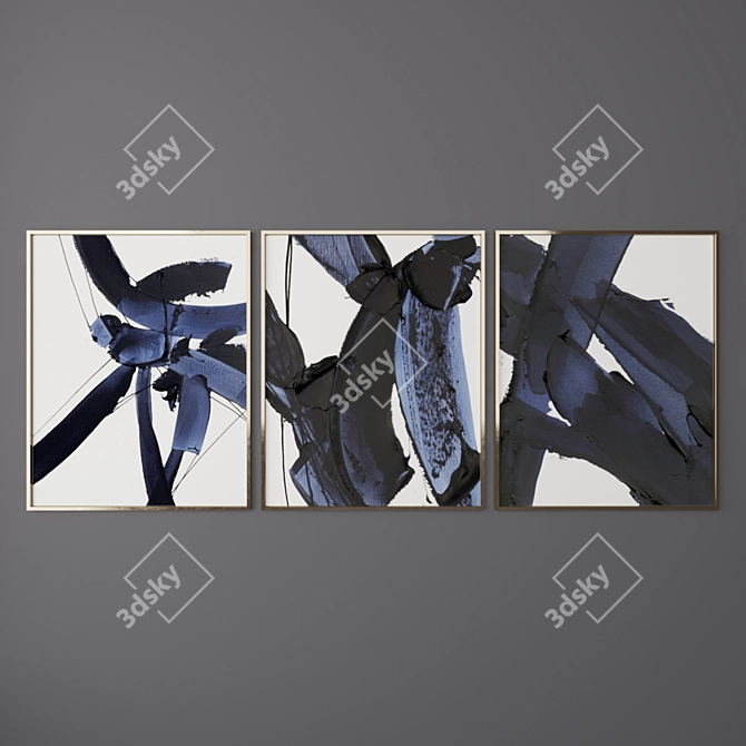 Modern Art Set 17 3D model image 1