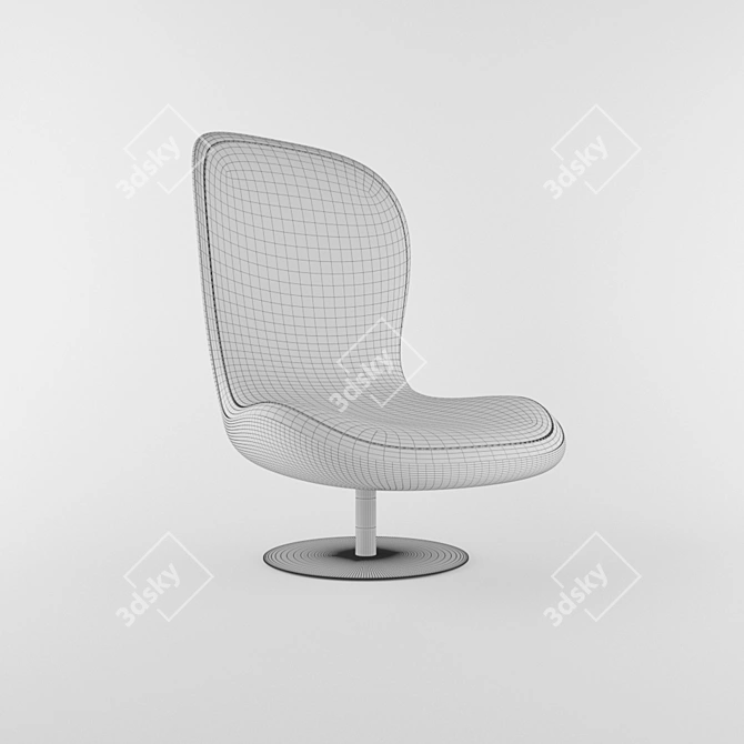 ErgoFlex Swivel Chair 3D model image 3