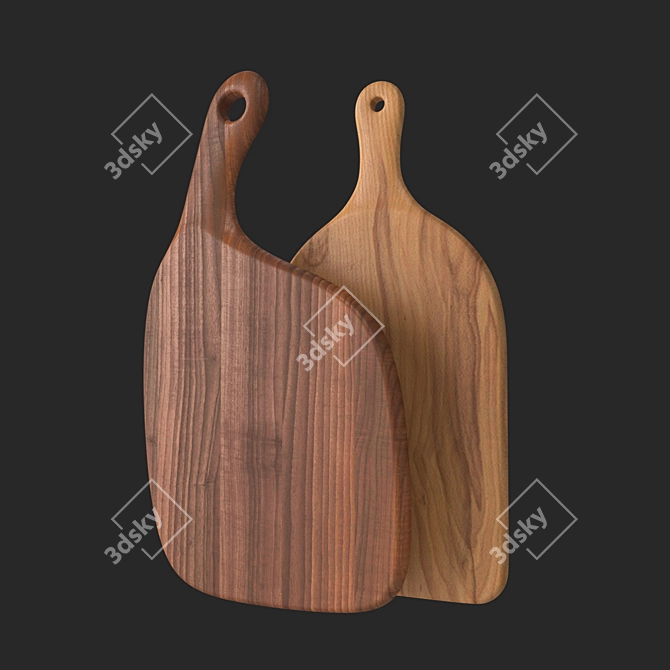 Wooden Boards Set - 3D Models & Textures 3D model image 1