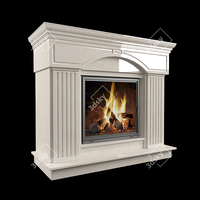 Classic Style Fireplace | Version 10 3D model image 2