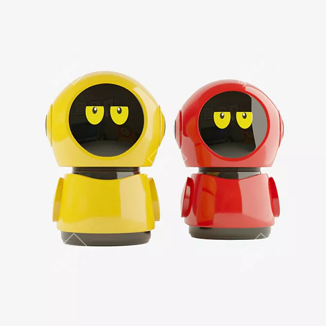 Playful Robo Buddy 3D model image 1