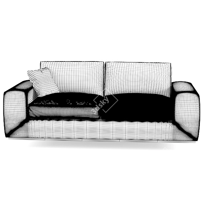 Italian Made Sofa 3D model image 3