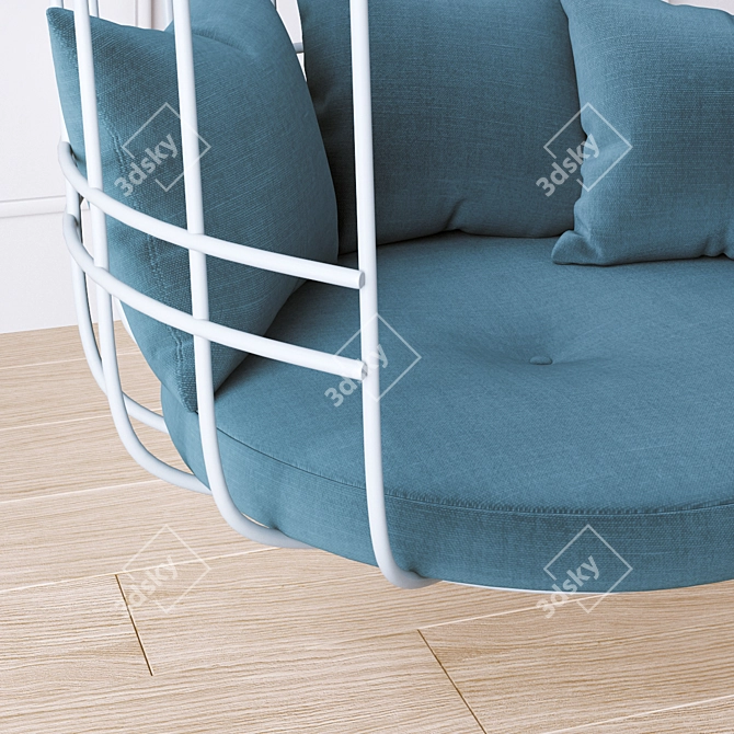 Captivating Cageling Chair: Exquisite Design! 3D model image 2