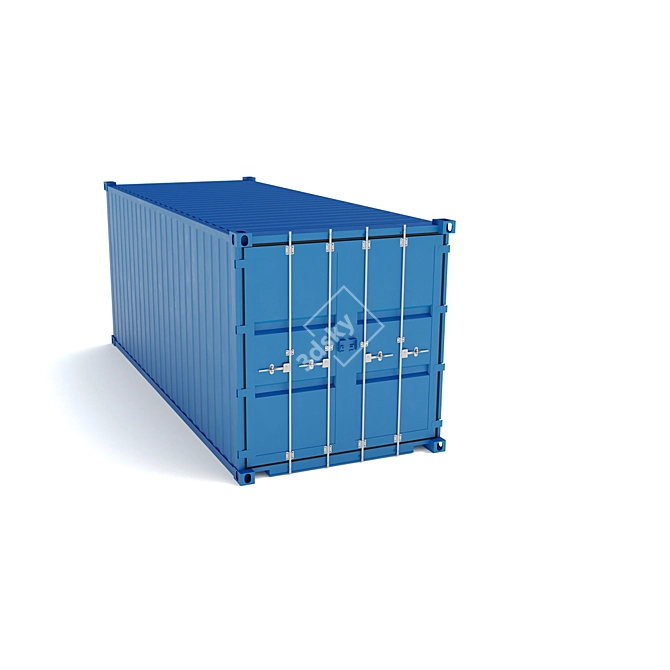 Modular Shipping Container 3D model image 2