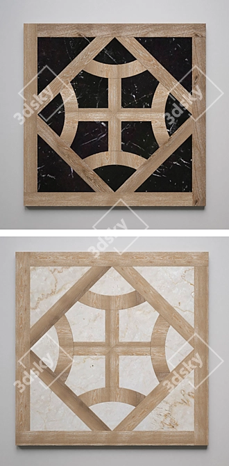 Saint Fargeau Parquet: Classic Elegance 3D model image 2