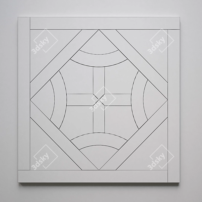 Saint Fargeau Parquet: Classic Elegance 3D model image 3