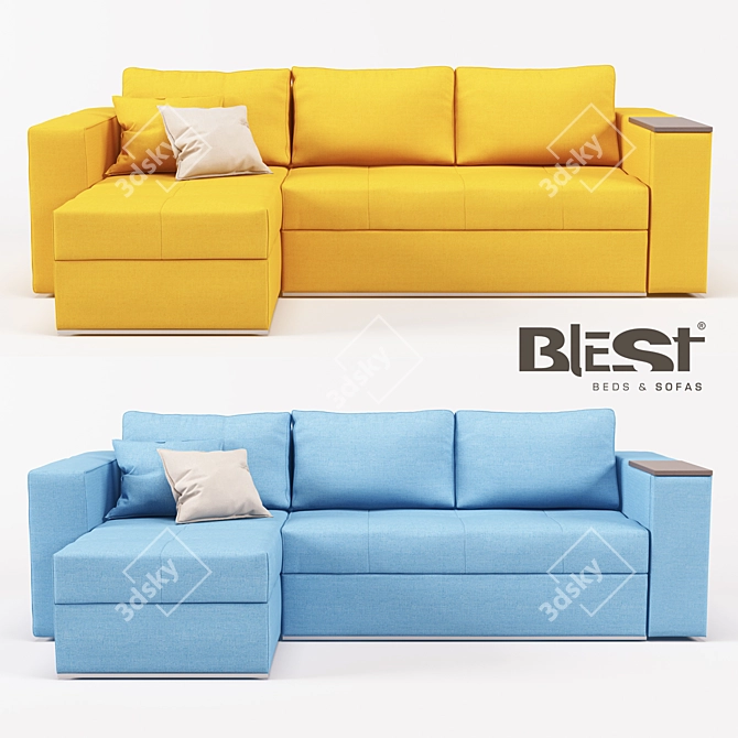 Blest Kvanti Modular Divan 3D model image 1