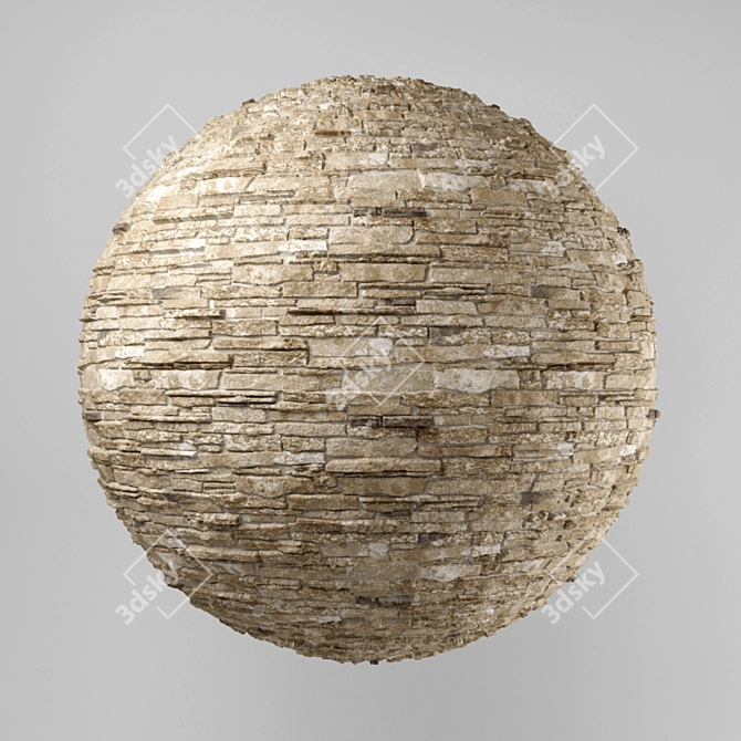 White Hills Teviot: Artificial Stone Masterpiece 3D model image 1