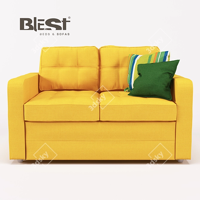 Blest TM Indy DL12 Sofa 3D model image 1