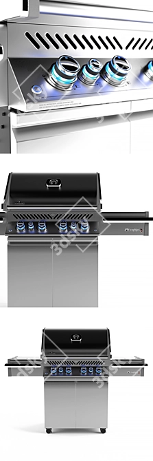 Napoleon PRO 500 Supreme Grill 3D model image 2