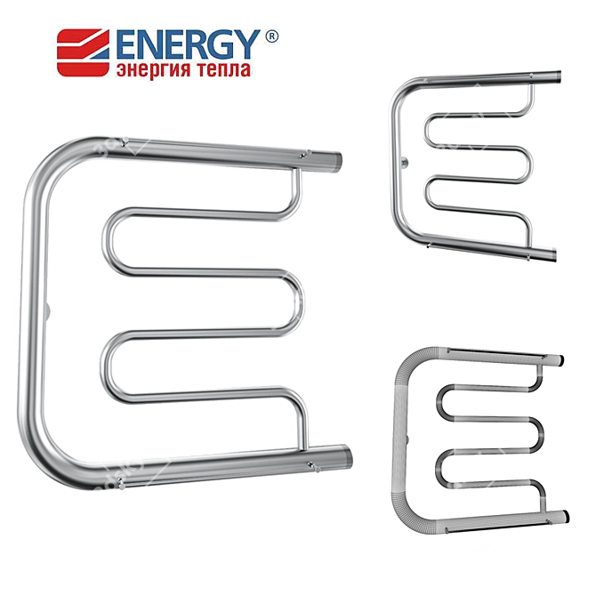 Energy Vega Water Towel Warmer 3D model image 1