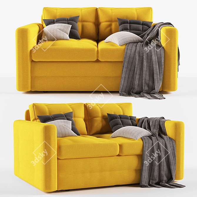 Blest Indi - Compact and Stylish Sofa 3D model image 1